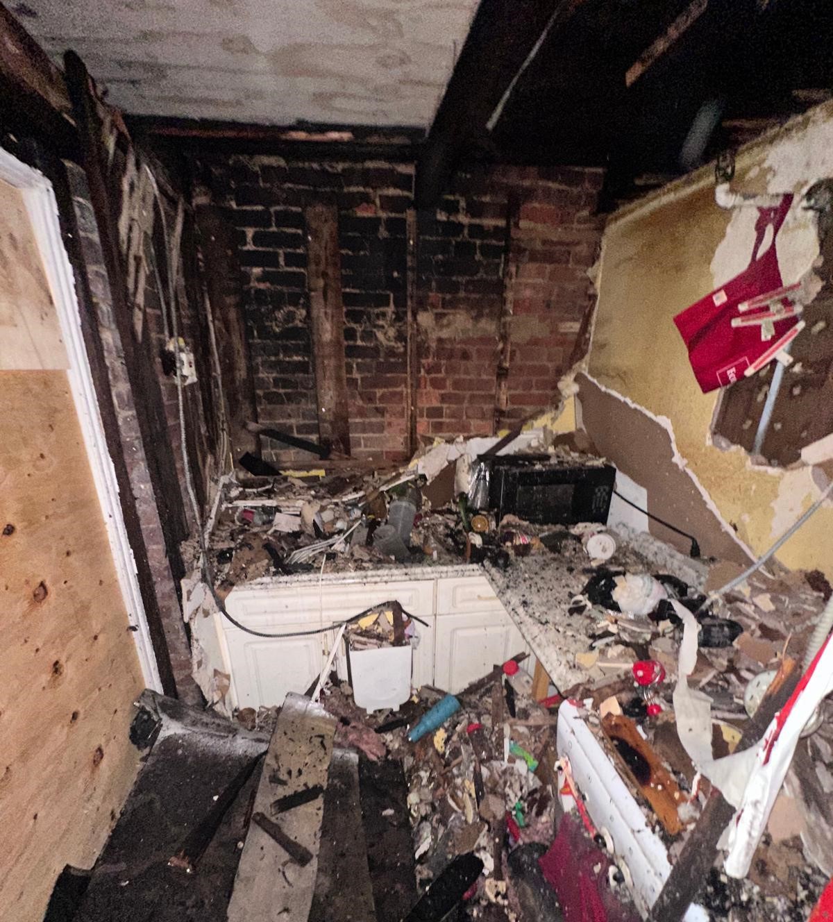 Fire damage example 1