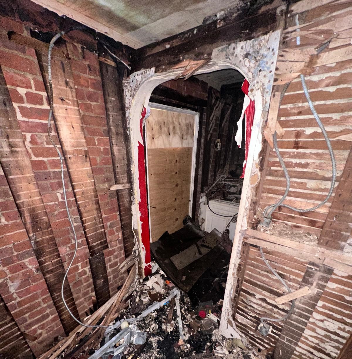 Fire damage example 2